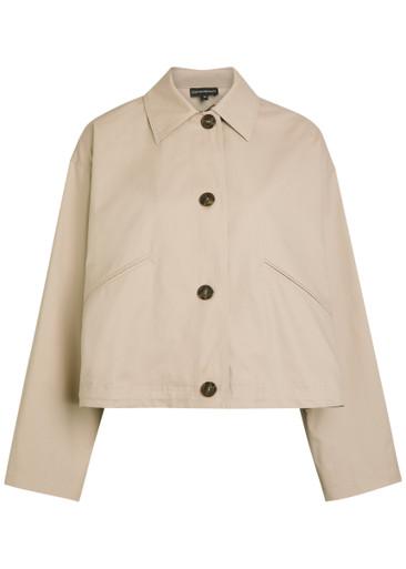 Cotton-twill jacket by EMPORIO ARMANI