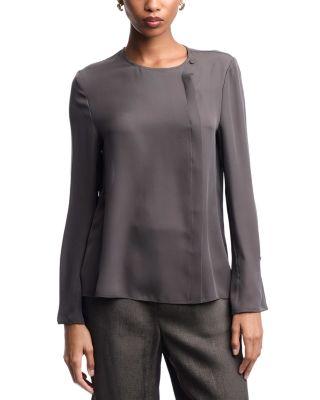 Double Georgette Silk Blouse by EMPORIO ARMANI