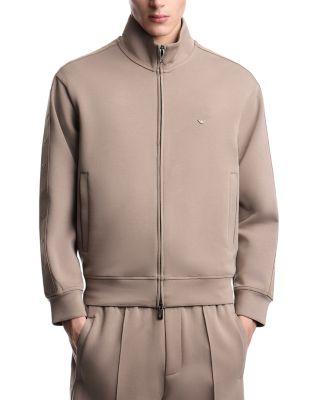 Double Jersey Zip Up Sweatshirt by EMPORIO ARMANI