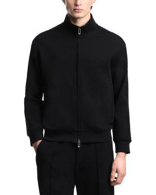 Double Jersey Zip Up Sweatshirt by EMPORIO ARMANI