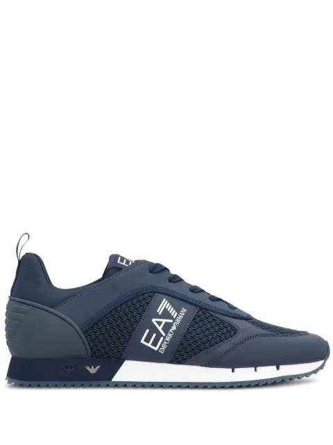 EA7 logo low-top sneakers by EMPORIO ARMANI
