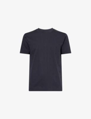 Eagle-Embossed Cotton T-Shirt by EMPORIO ARMANI
