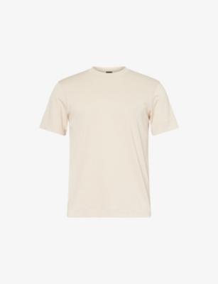 Eagle Logo Cotton T-Shirt by EMPORIO ARMANI
