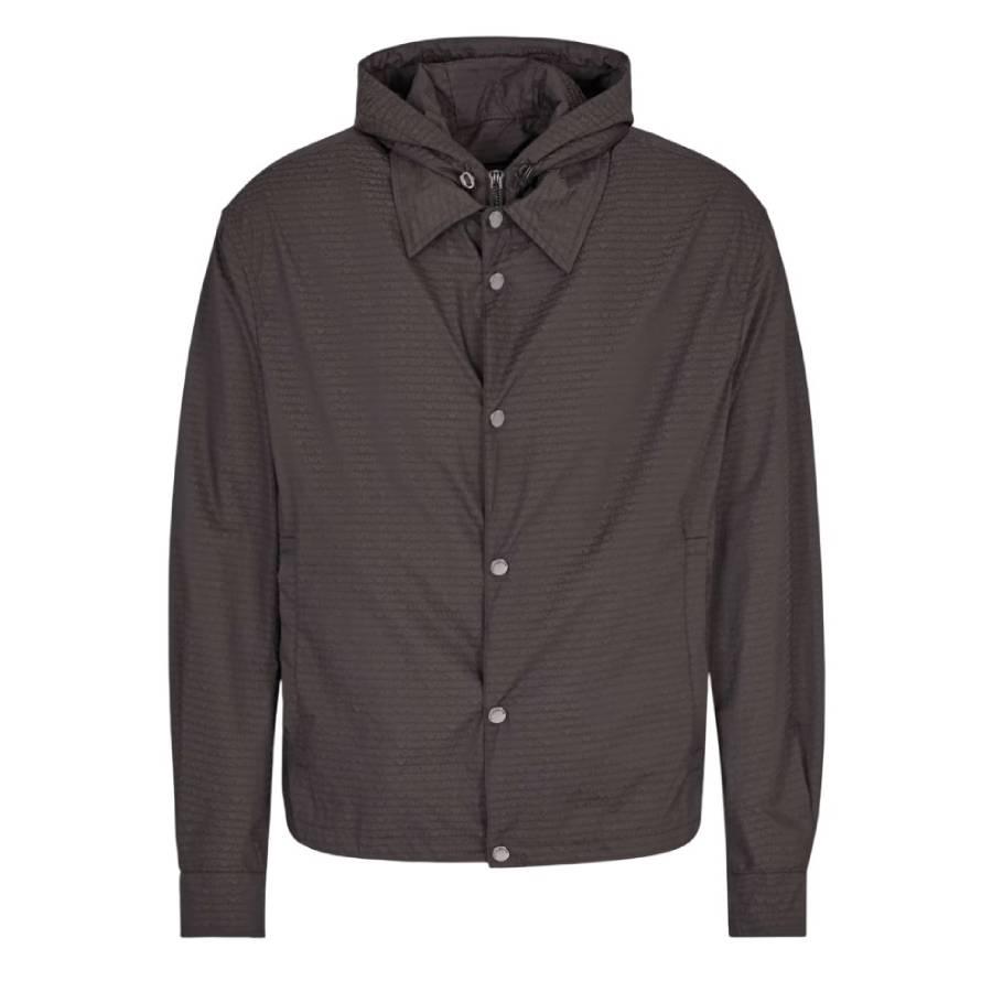Emporio Armani All-Over Logo Nylon Blouson by EMPORIO ARMANI