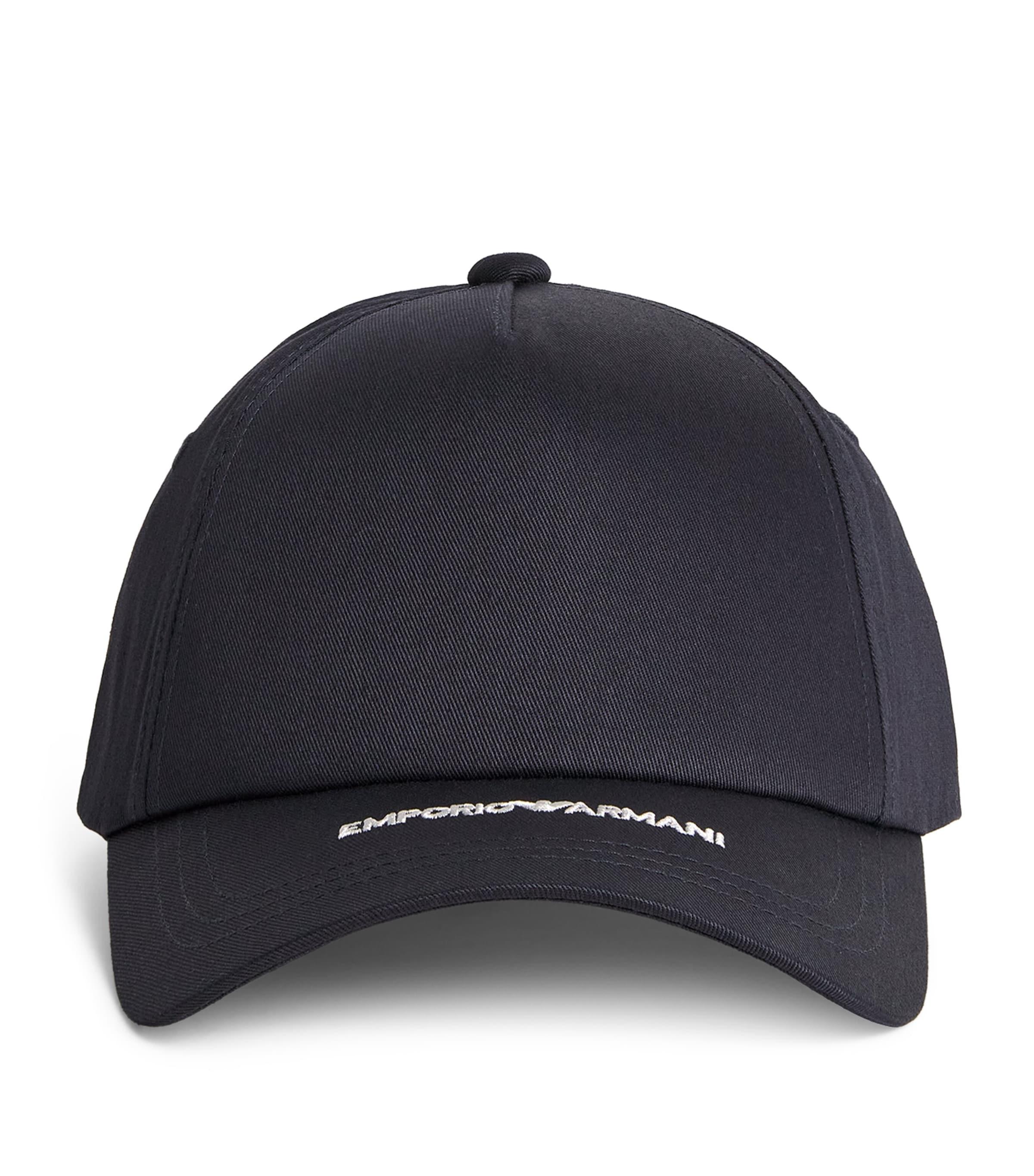 Emporio Armani Cotton Logo Baseball Cap by EMPORIO ARMANI
