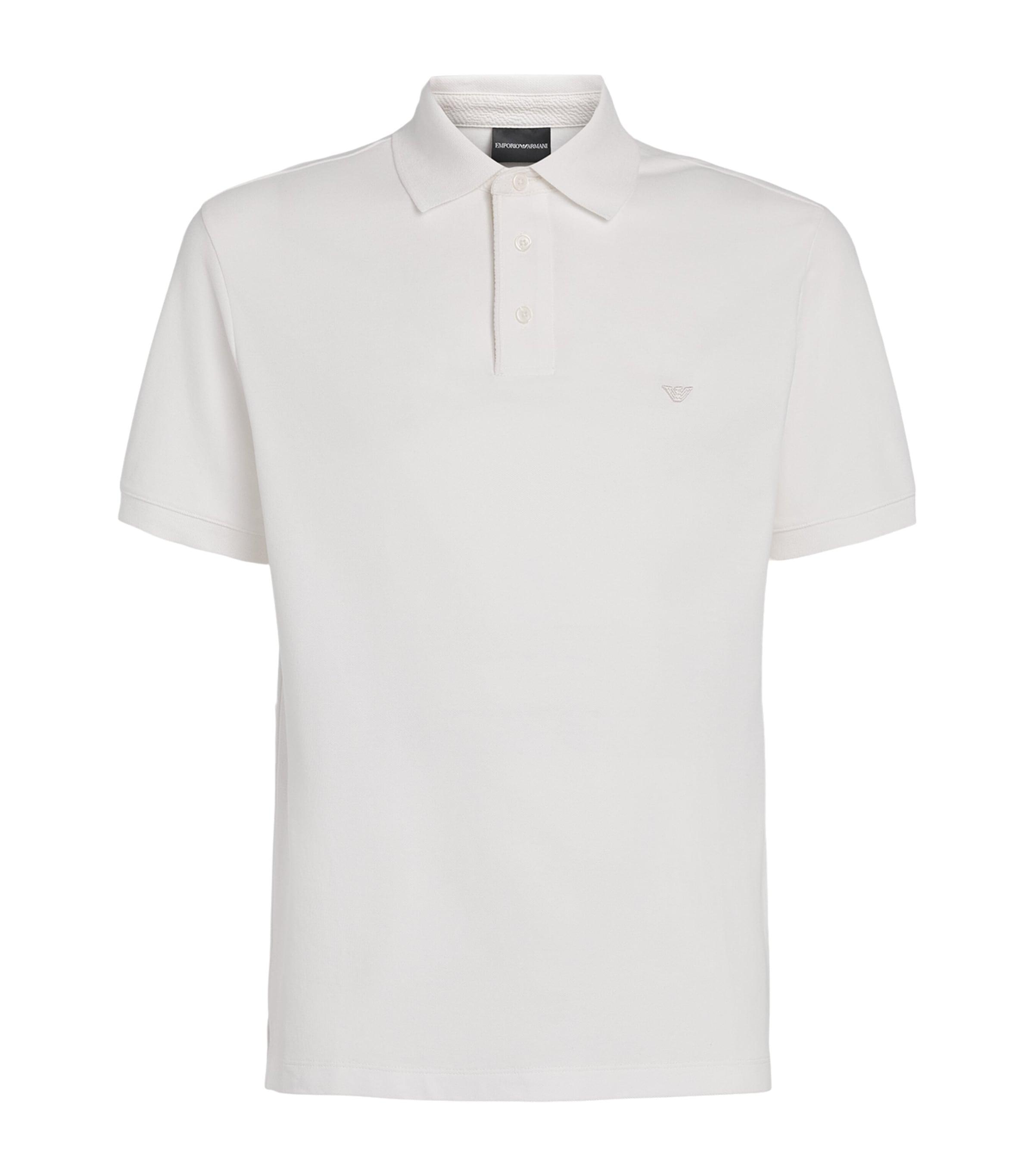 Emporio Armani Cotton Logo Polo Shirt by EMPORIO ARMANI