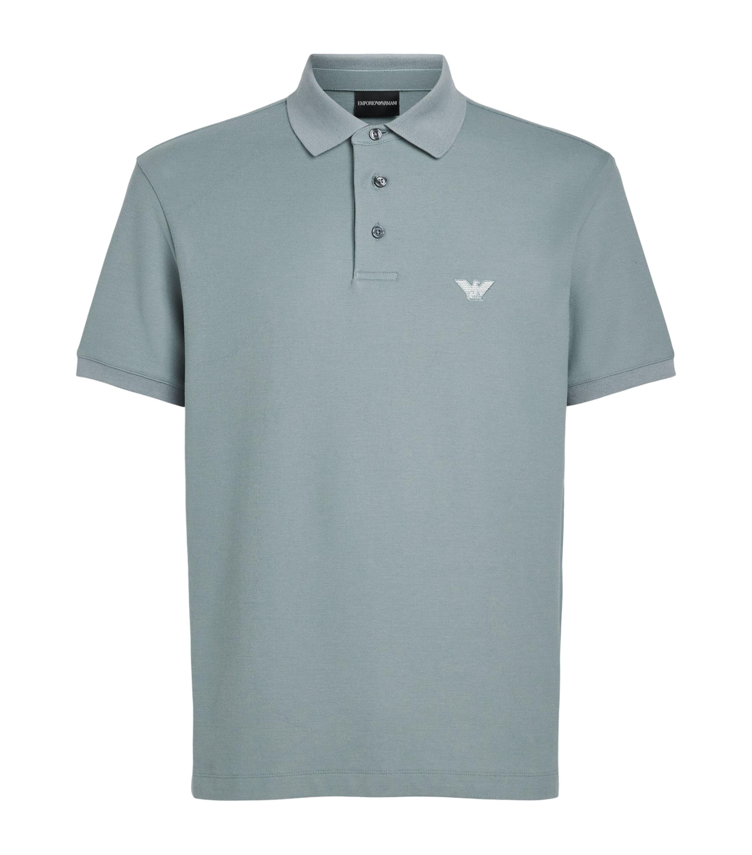 Emporio Armani Cotton Polo Shirt by EMPORIO ARMANI