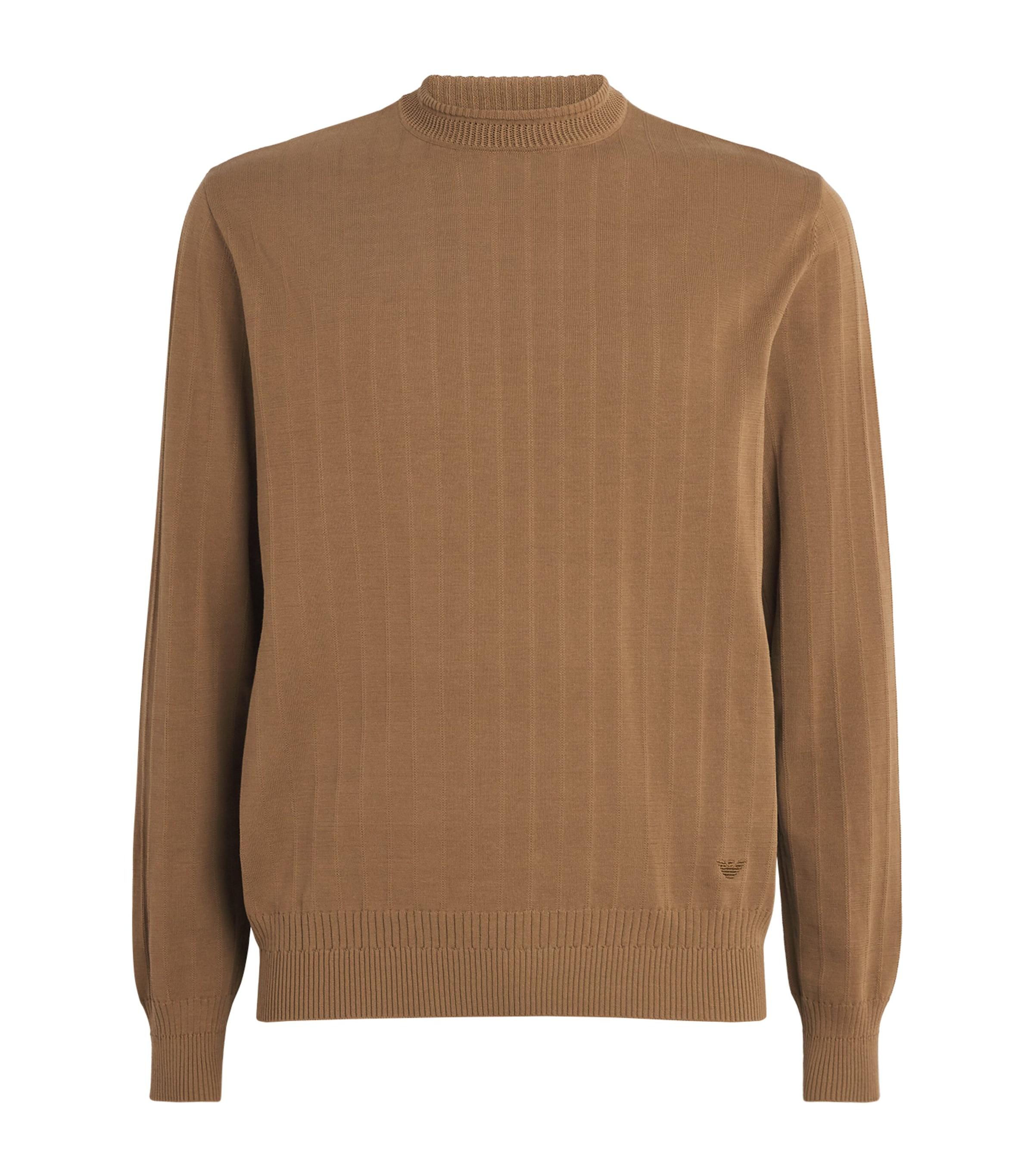 Emporio Armani Cotton-Silk Sweater by EMPORIO ARMANI