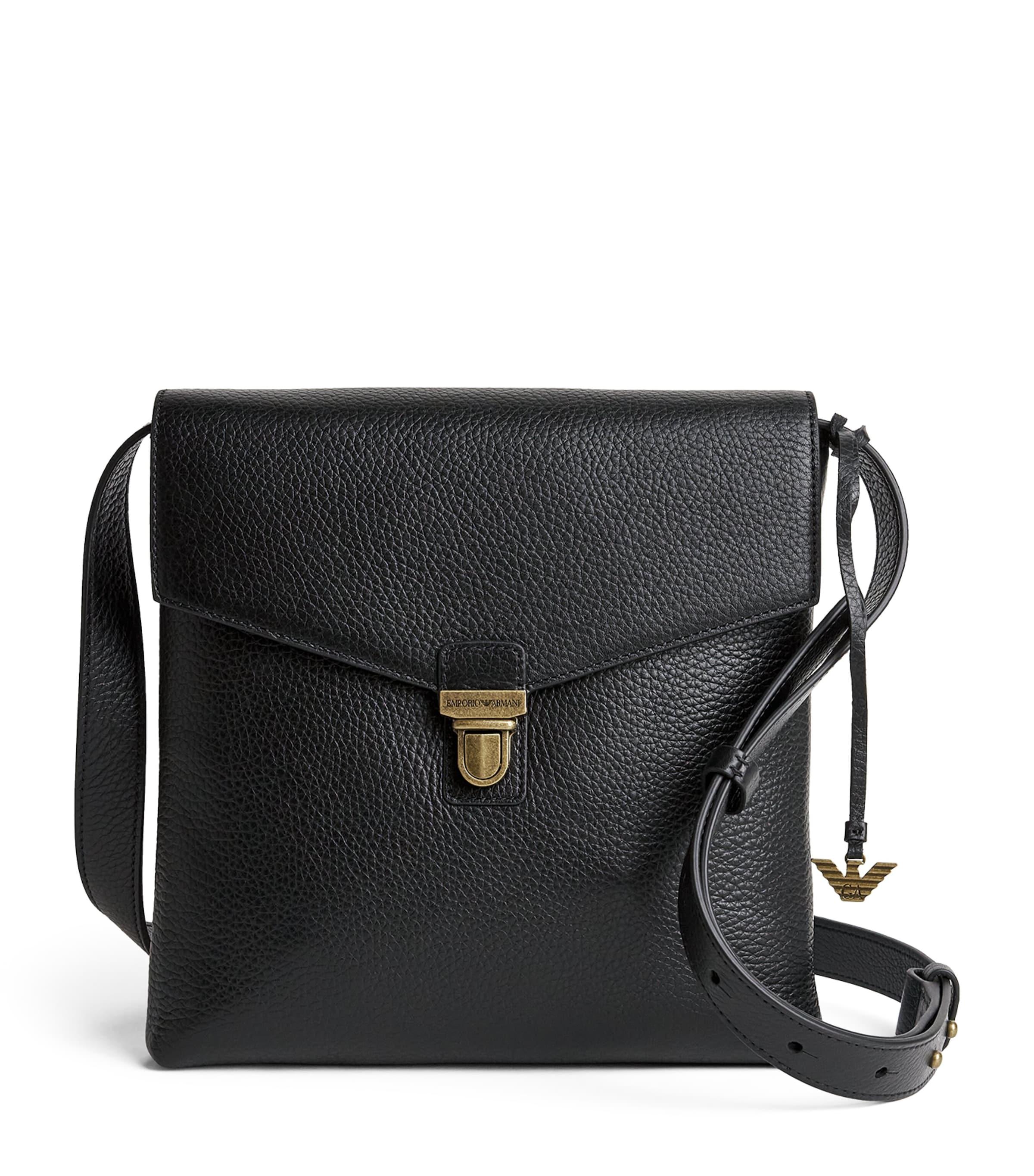 Emporio Armani Grained Leather Cross-Body Bag by EMPORIO ARMANI