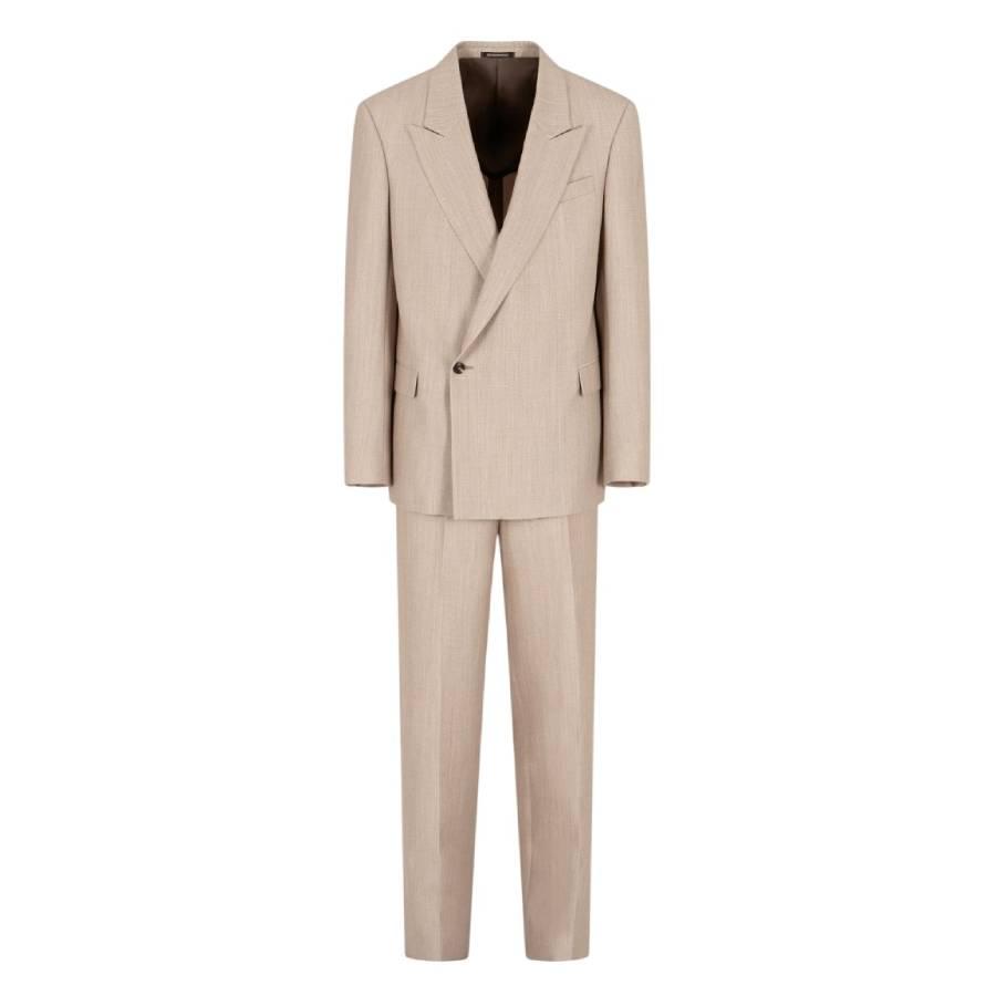 Emporio Armani Loose-Fit Virgin Wool Suit by EMPORIO ARMANI