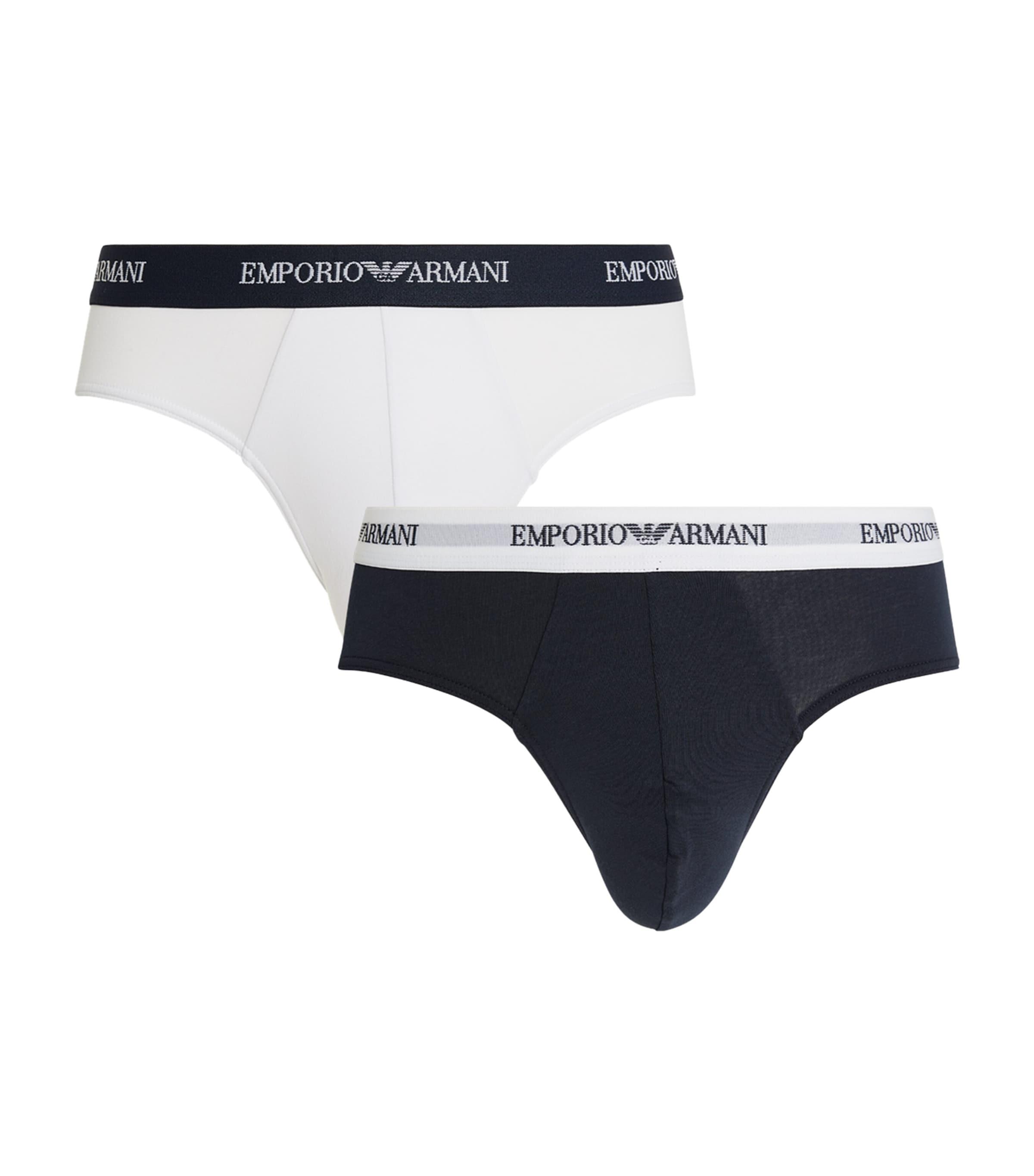 Emporio Armani Stretch-Cotton Briefs (Pack of 2) by EMPORIO ARMANI