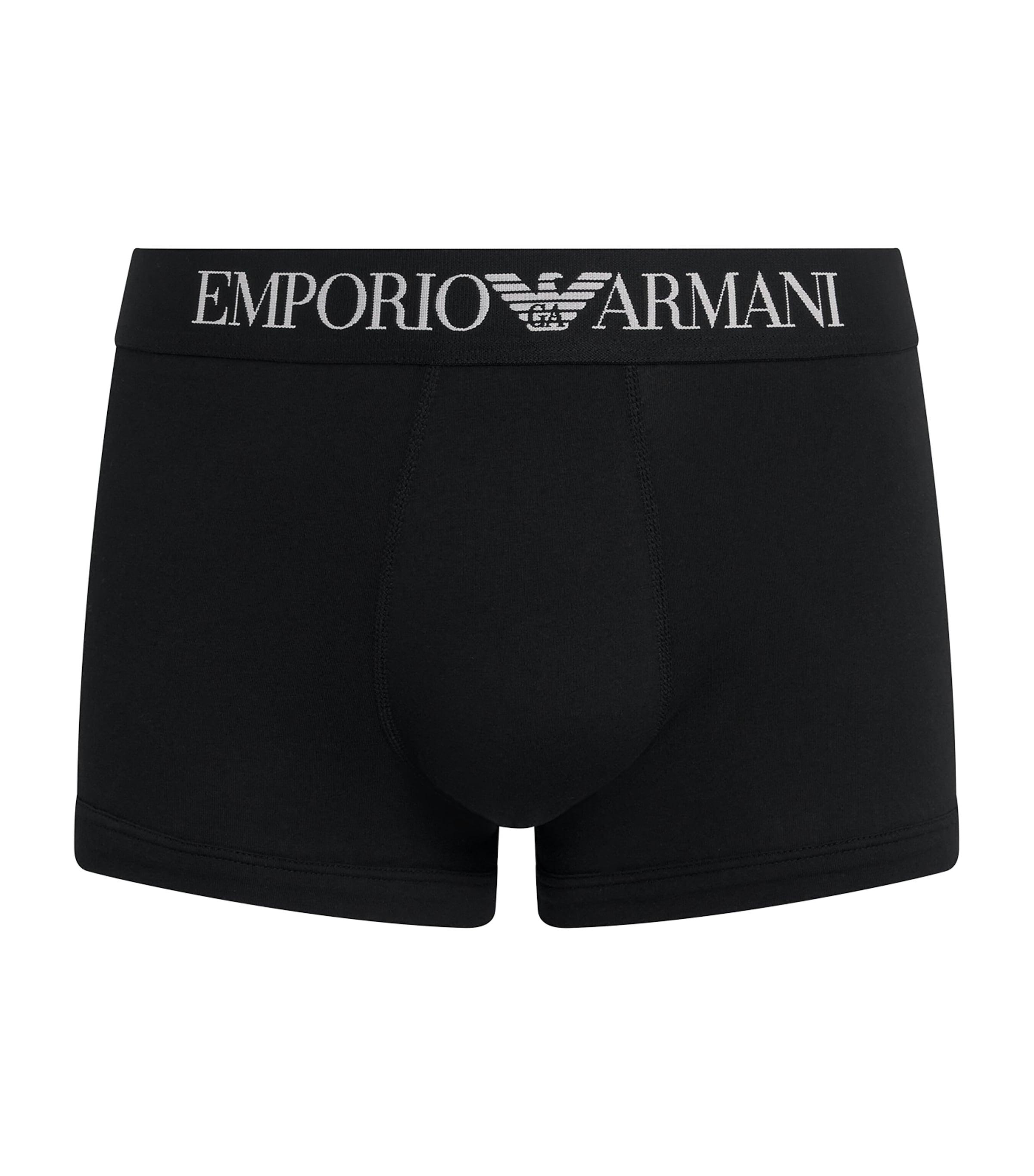 Emporio Armani Stretch-Cotton Logo Trunks by EMPORIO ARMANI