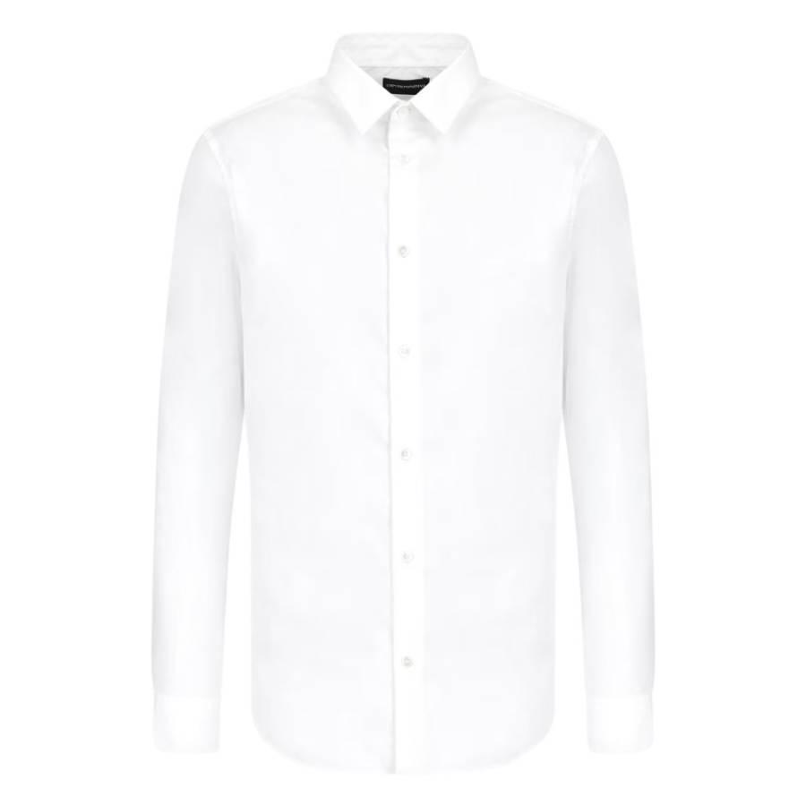 Emporio Armani Stretch Nylon-Blend Long-Sleeved Shirt by EMPORIO ARMANI