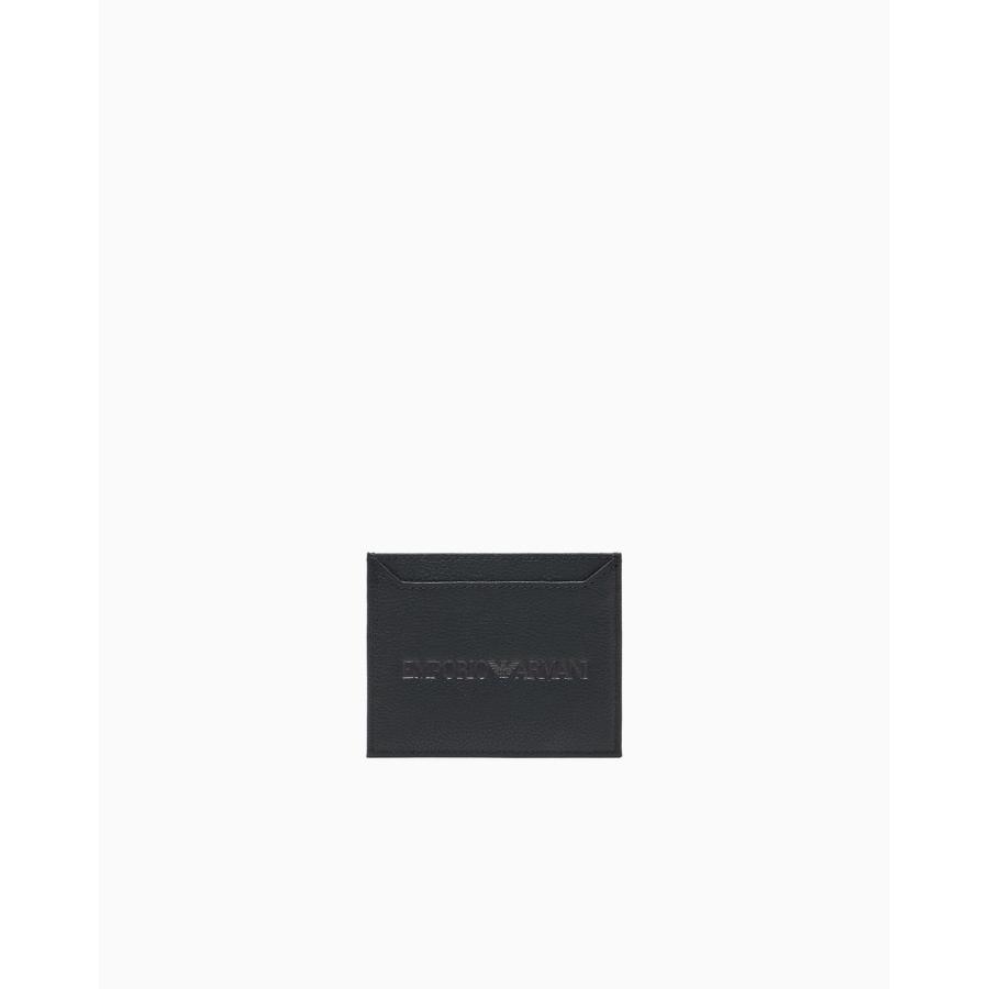 Emporio Armani Tumbled Leather Card Holder by EMPORIO ARMANI
