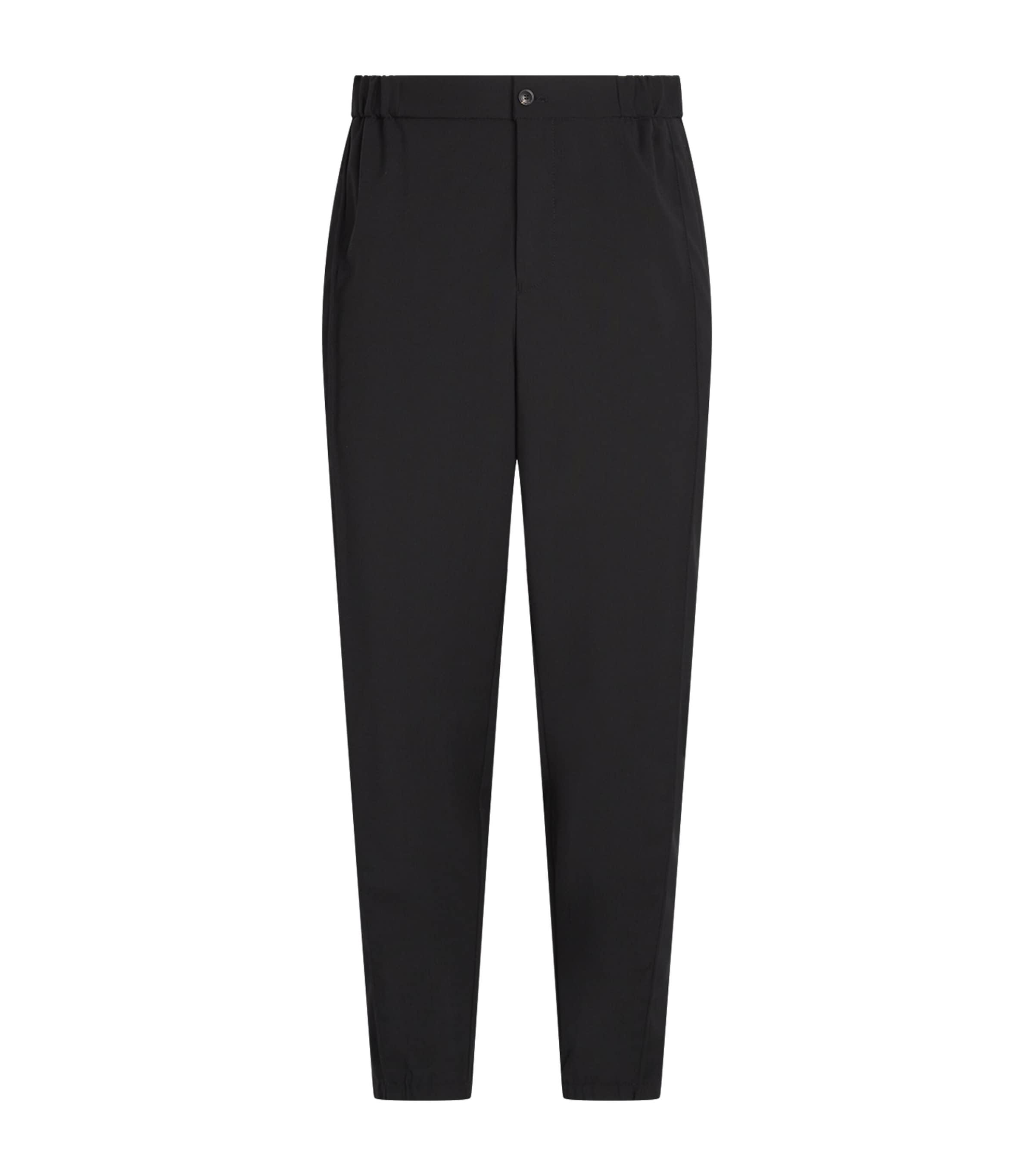 Emporio Armani Virgin Wool Cuffed Trousers by EMPORIO ARMANI