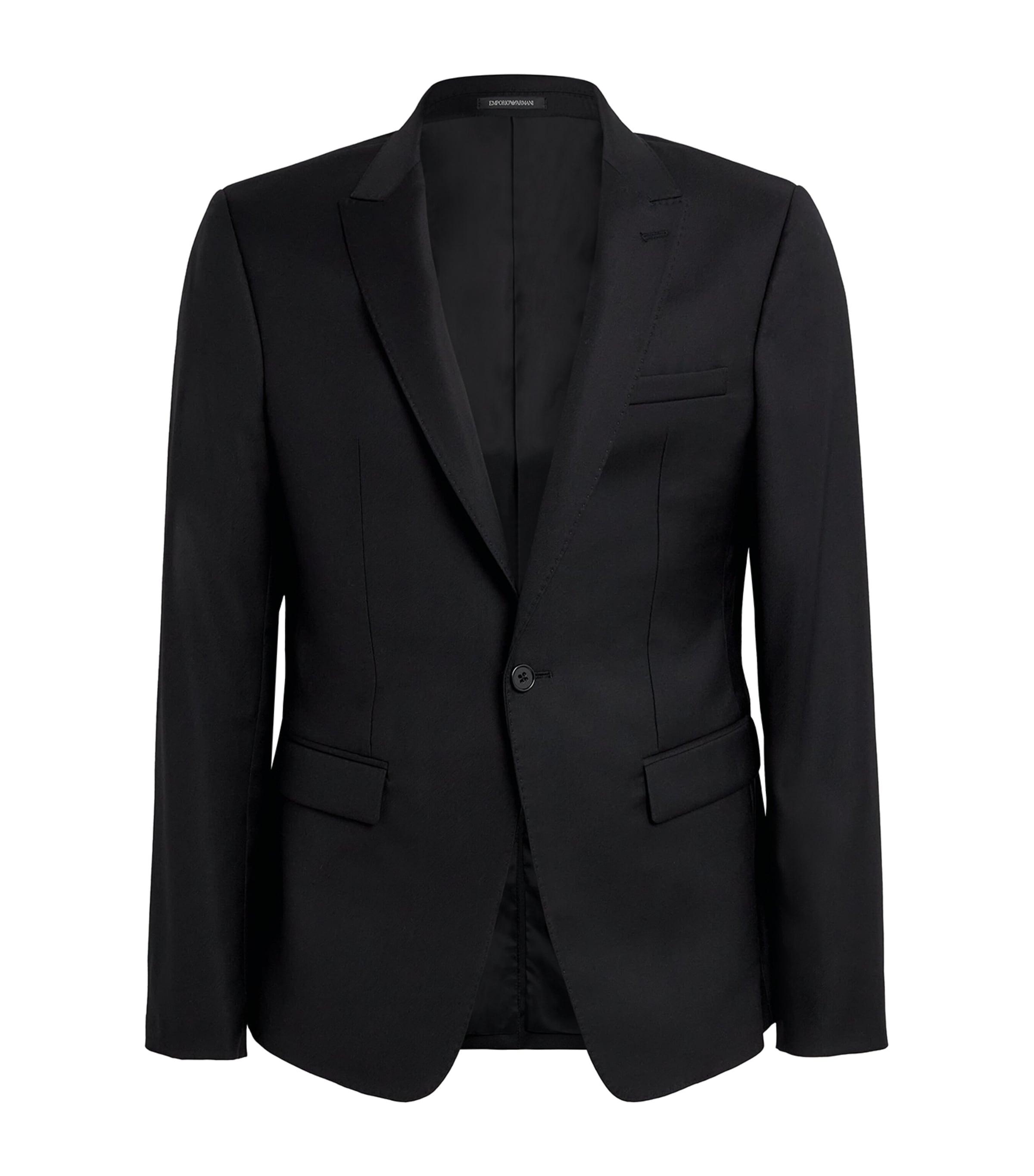 Emporio Armani Wool Single-Breasted Blazer by EMPORIO ARMANI