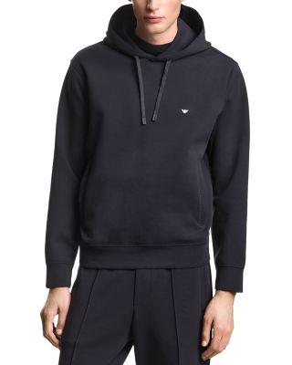 Essential Double Jersey Hooded Sweatshirt by EMPORIO ARMANI