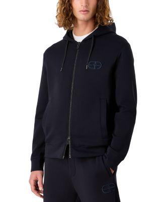 Essential EA Recreate Jersey Zip Hoodie by EMPORIO ARMANI