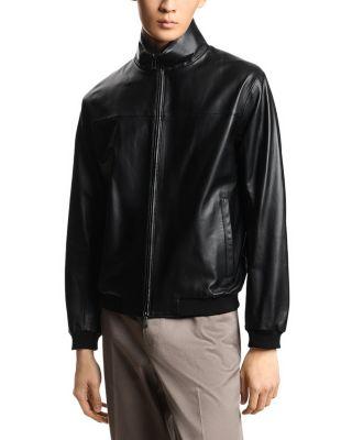 Essential Glove Like Nappa Lambskin Jacket by EMPORIO ARMANI