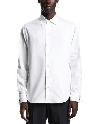 Essentials Cotton Dress Shirt with French Cuffs by EMPORIO ARMANI