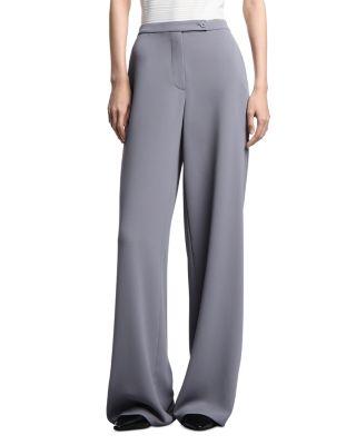 Fluid Armure Palazzo Pants by EMPORIO ARMANI