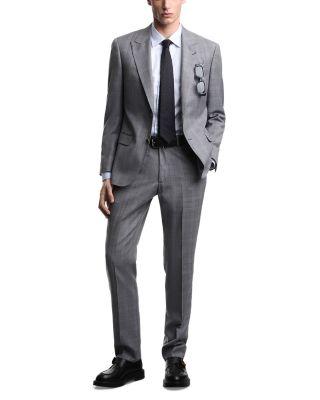 G Line Regular Fit Single Breasted Peak Lapel Suit in Super 130s Virgin Wool by EMPORIO ARMANI