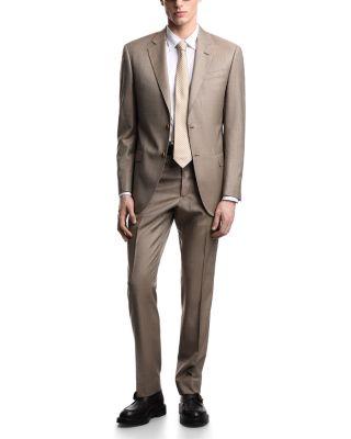 G Line Regular Fit Wool Suit by EMPORIO ARMANI