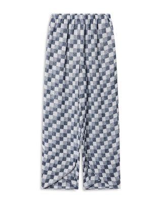 Gauze Checkered Pants by EMPORIO ARMANI