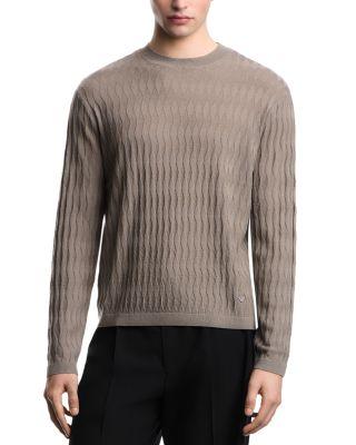 Geometric Diamond Wool Pullover Sweater by EMPORIO ARMANI