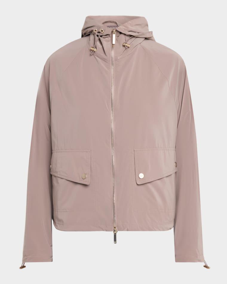 Hooded Full-Zip Blouson Nylon Jacket by EMPORIO ARMANI