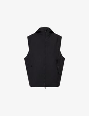 Hooded Regular-Fit Stretch-Wool Jacket by EMPORIO ARMANI