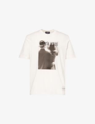 Icon Archive Printed Cotton-Jersey T-Shirt by EMPORIO ARMANI