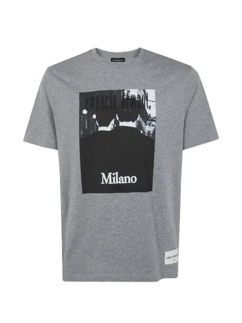 Icon photo-print T-shirt by EMPORIO ARMANI
