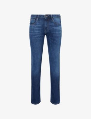 J06 Slim-Fit Stretch-Denim Jeans by EMPORIO ARMANI