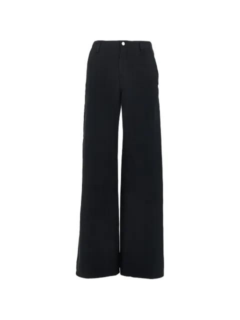 J2H wide-leg cotton trousers by EMPORIO ARMANI