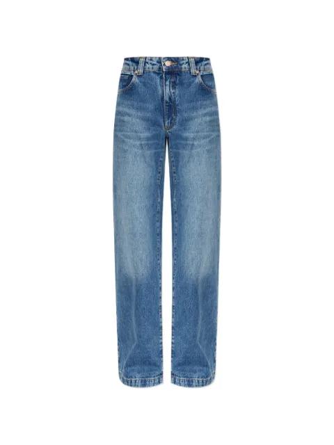 J4J  logo-patch wide-leg jeans by EMPORIO ARMANI
