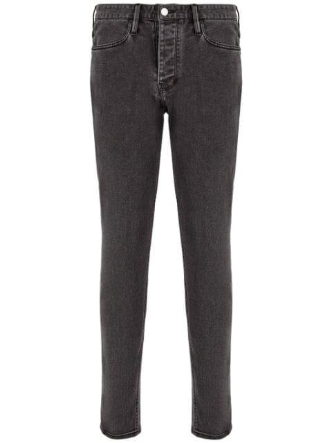 J75 slim-fit stretch-denim jeans by EMPORIO ARMANI