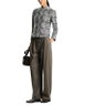 Jacquard Geometric Patterned Blazer by EMPORIO ARMANI Jacquard Geometric Patterned Blazer by EMPORIO ARMANI