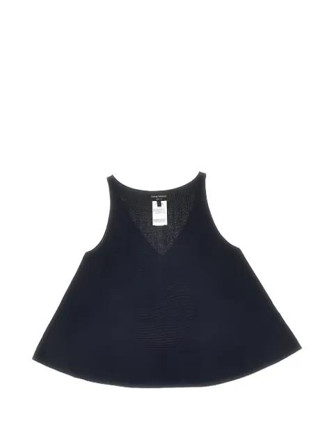 Links V-neck tank top by EMPORIO ARMANI
