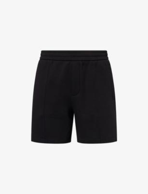 Logo-Embroidered Double-Jersey Bermuda Track Shorts by EMPORIO ARMANI