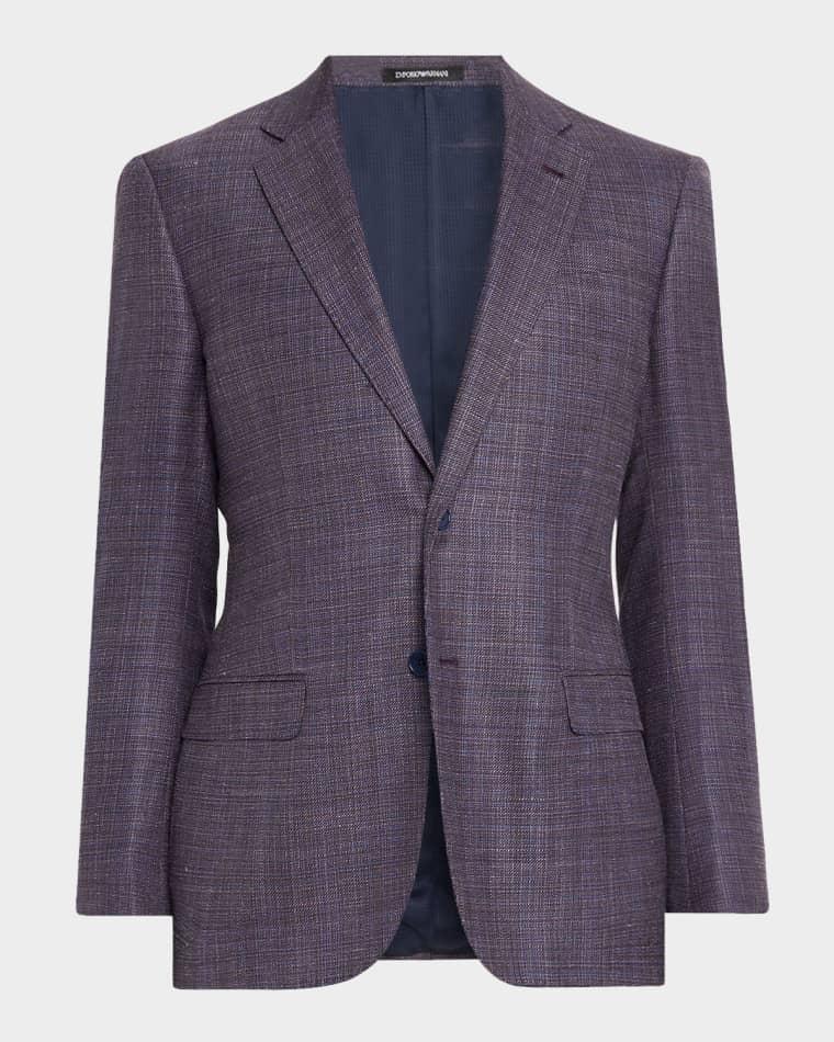 Men's Melange Wool-Blend G Line Sport Coat by EMPORIO ARMANI