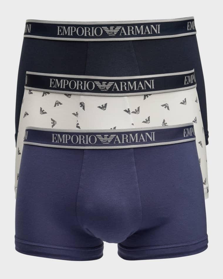 Men's Three-Pack Boxer Trunks by EMPORIO ARMANI