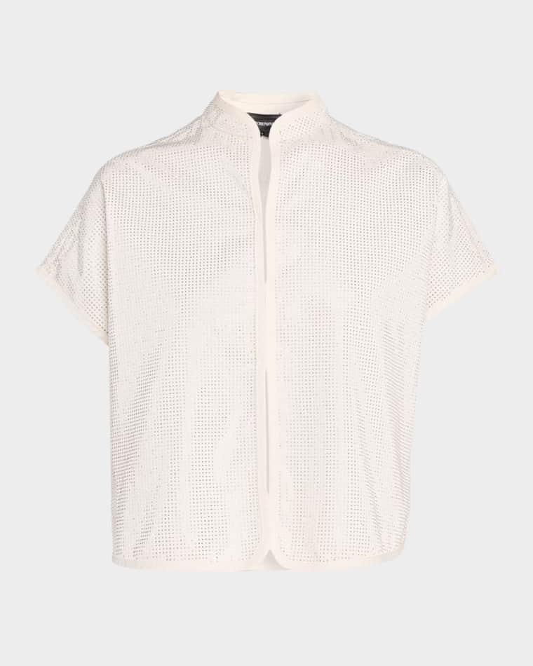 Micro-Stud Drill Top by EMPORIO ARMANI