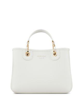 MyEA Small Black Shopper Tote Bag by EMPORIO ARMANI