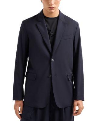 Notch Lapel Blazer by EMPORIO ARMANI