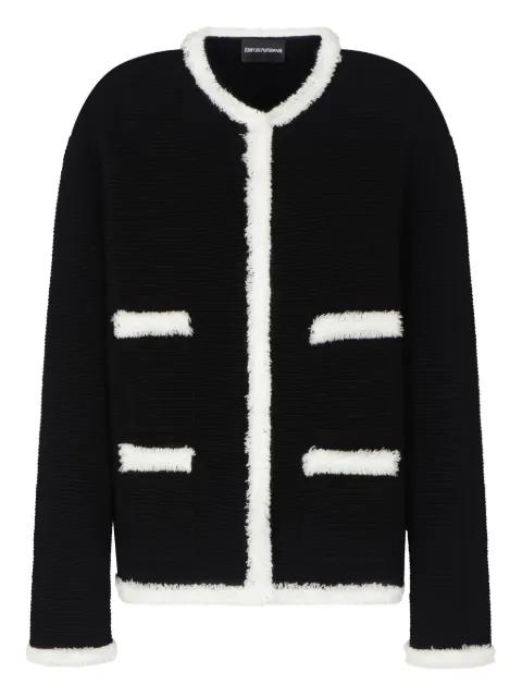Ottomam fringed-detail jacket by EMPORIO ARMANI