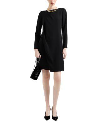 Pleated Shoulder Techno Candy Sheath Dress by EMPORIO ARMANI