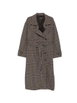 Prince of Wales check belted coat by EMPORIO ARMANI