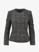 Prince of Wales check button-up blazer by EMPORIO ARMANI