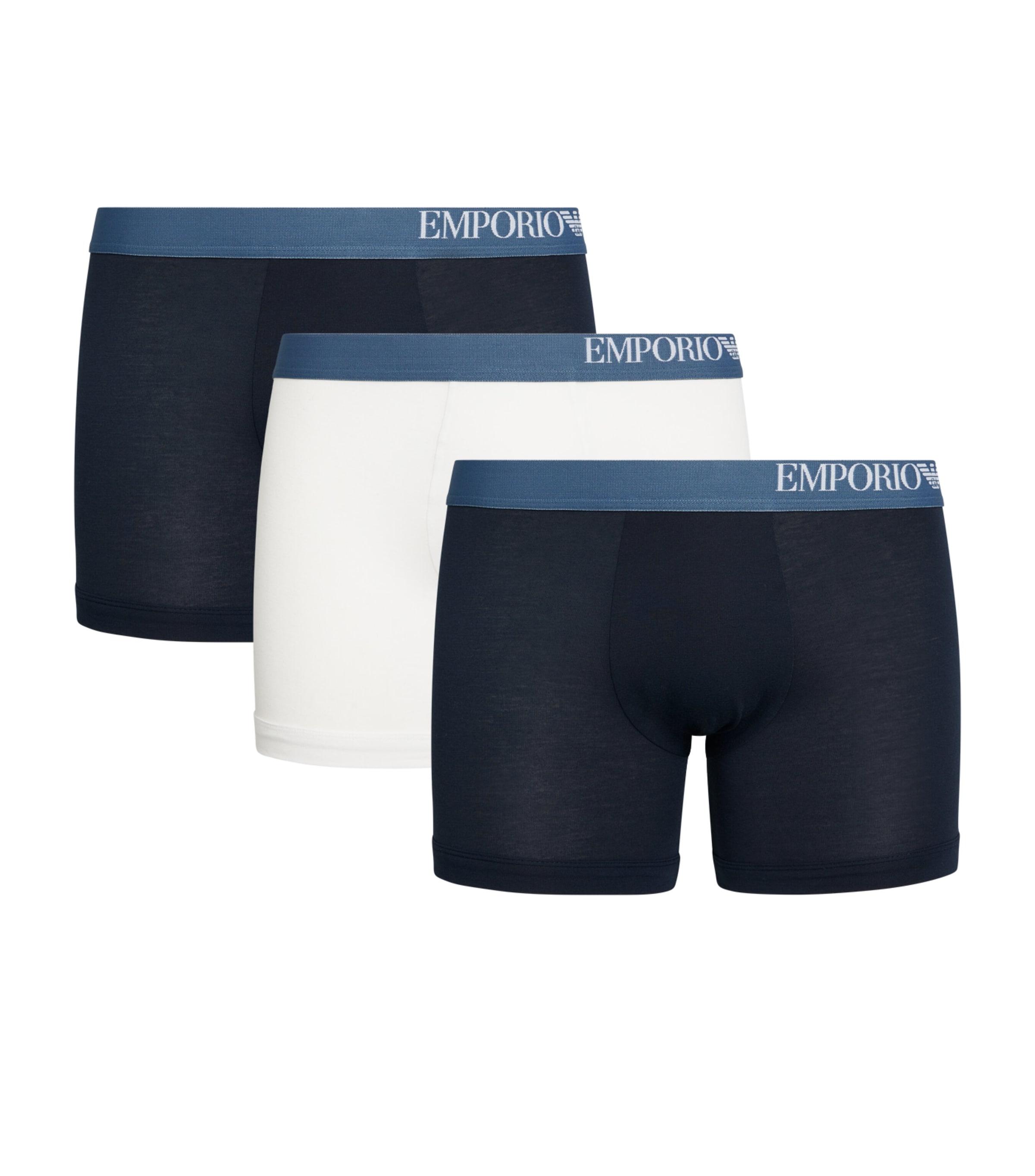 Pure Cotton Trunks (Pack of 3) by EMPORIO ARMANI